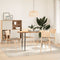 vidaXL Table Top 140x60x4 cm Solid Wood Oak Oval
