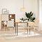 vidaXL Table Top Light Brown 120x60x2 cm Solid Wood Oak Oval