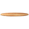 vidaXL Table Top Light Brown 120x60x2 cm Solid Wood Oak Oval