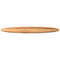 vidaXL Table Top Light Brown 140x60x2 cm Solid Wood Oak Oval