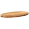 vidaXL Table Top Light Brown 80x40x4 cm Solid Wood Oak Oval