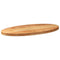 vidaXL Table Top Light Brown 100x50x4 cm Solid Wood Oak Oval