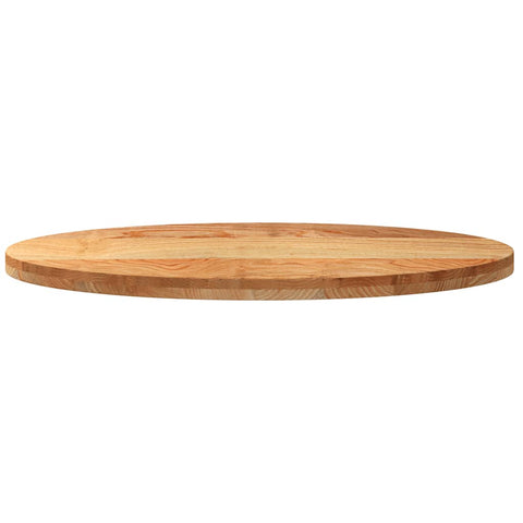 vidaXL Table Top Light Brown 100x50x4 cm Solid Wood Oak Oval