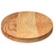 vidaXL Table Top Light Brown 100x50x4 cm Solid Wood Oak Oval