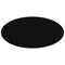 vidaXL Table Top Dark Brown 80x40x2 cm Solid Wood Oak Oval