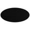 vidaXL Table Top Dark Brown 120x60x2 cm Solid Wood Oak Oval