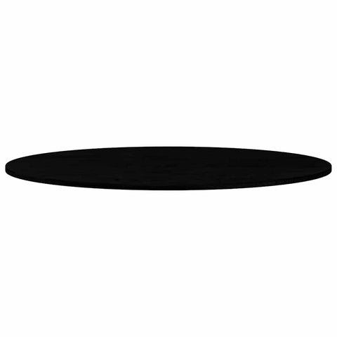 vidaXL Table Top Dark Brown 120x60x2 cm Solid Wood Oak Oval