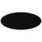 vidaXL Table Top Dark Brown 140x60x2 cm Solid Wood Oak Oval