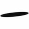 vidaXL Table Top Dark Brown 140x60x2 cm Solid Wood Oak Oval