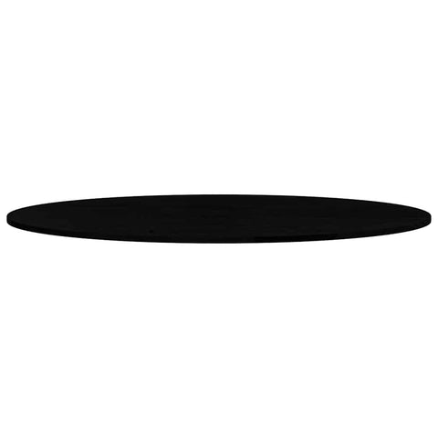 vidaXL Table Top Dark Brown 140x60x2 cm Solid Wood Oak Oval