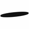 vidaXL Table Top Dark Brown 140x60x4 cm Solid Wood Oak Oval