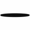 vidaXL Table Top Dark Brown 140x60x4 cm Solid Wood Oak Oval
