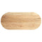 vidaXL Table Top 140x60x2 cm Solid Wood Oak Oval