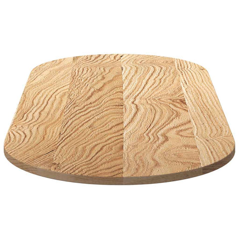 vidaXL Table Top 140x60x2 cm Solid Wood Oak Oval