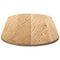 vidaXL Table Top 140x60x2 cm Solid Wood Oak Oval