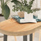 vidaXL Table Top 80x40x4 cm Solid Wood Oak Oval
