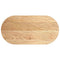 vidaXL Table Top 100x50x4 cm Solid Wood Oak Oval
