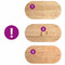 vidaXL Table Top 100x50x4 cm Solid Wood Oak Oval