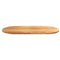 vidaXL Table Top Light Brown 120x60x2 cm Solid Wood Oak Oval