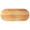 vidaXL Table Top Light Brown 140x60x2 cm Solid Wood Oak Oval