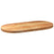 vidaXL Table Top Light Brown 100x50x4 cm Solid Wood Oak Oval