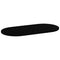 vidaXL Table Top Dark Brown 100x50x2 cm Solid Wood Oak Oval