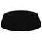 vidaXL Table Top Dark Brown 100x50x2 cm Solid Wood Oak Oval
