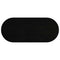 vidaXL Table Top Dark Brown 140x60x2 cm Solid Wood Oak Oval