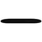 vidaXL Table Top Dark Brown 140x60x2 cm Solid Wood Oak Oval