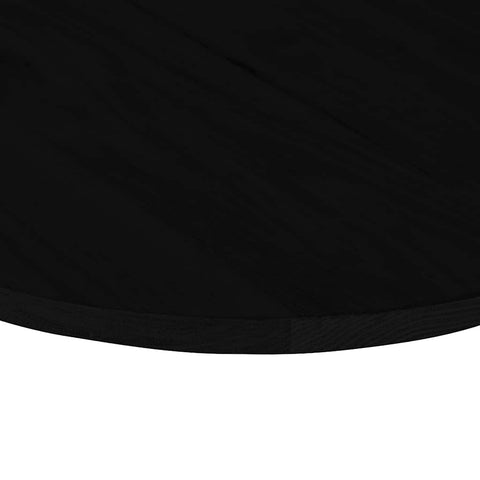 vidaXL Table Top Dark Brown 140x60x2 cm Solid Wood Oak Oval