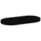 vidaXL Table Top Dark Brown 80x40x4 cm Solid Wood Oak Oval