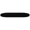 vidaXL Table Top Dark Brown 100x50x4 cm Solid Wood Oak Oval
