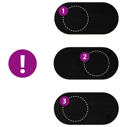 vidaXL Table Top Dark Brown 120x60x4 cm Solid Wood Oak Oval