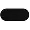 vidaXL Table Top Dark Brown 140x60x4 cm Solid Wood Oak Oval