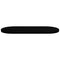vidaXL Table Top Dark Brown 140x60x4 cm Solid Wood Oak Oval