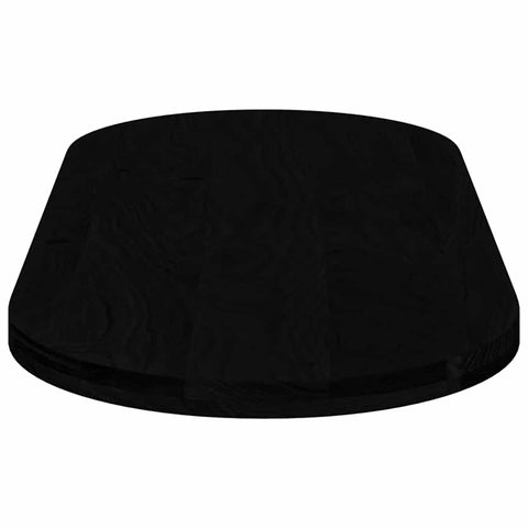 vidaXL Table Top Dark Brown 140x60x4 cm Solid Wood Oak Oval