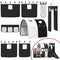 vidaXL Bunk Bed without Mattress with Slide White and Black 90x200 cm