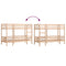 vidaXL Bunk Bed without Mattress 80x200 cm Solid Wood Pine