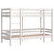 vidaXL Bunk Bed without Mattress White 80x200 cm Solid Wood Pine