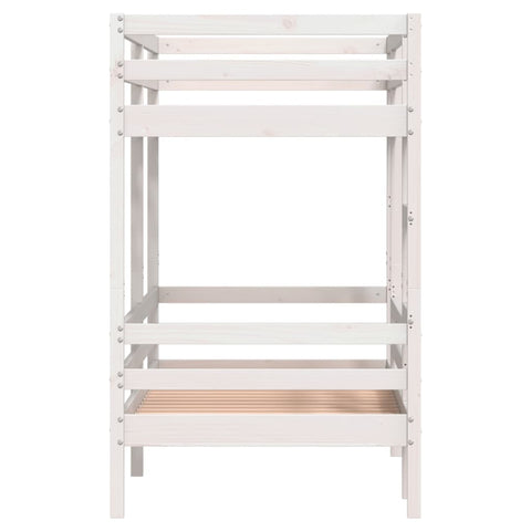 vidaXL Bunk Bed without Mattress White 80x200 cm Solid Wood Pine