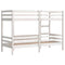 vidaXL Bunk Bed without Mattress White 80x200 cm Solid Wood Pine