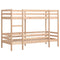 vidaXL Bunk Bed without Mattress 90x200 cm Solid Wood Pine