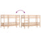 vidaXL Bunk Bed without Mattress 90x200 cm Solid Wood Pine