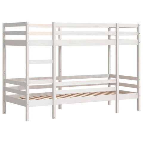 vidaXL Bunk Bed without Mattress White 90x200 cm Solid Wood Pine