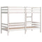 vidaXL Bunk Bed without Mattress White 90x200 cm Solid Wood Pine