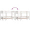 vidaXL Bunk Bed without Mattress White 90x200 cm Solid Wood Pine