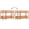 vidaXL Bunk Bed without Mattress Wax Brown 90x190 cm Single Solid Wood Pine
