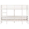 vidaXL Bunk Bed without Mattress White 75x190 cm Small Single Solid Wood Pine