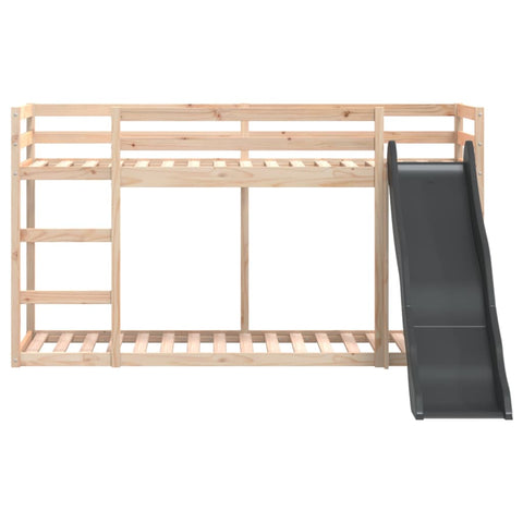 vidaXL Bunk Bed with Slide&Ladder without Mattress 90x190 cm Single