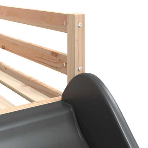 vidaXL Bunk Bed with Slide&Ladder without Mattress 90x190 cm Single